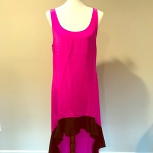 Never been worn silk Jay Godfrey High-Low Dress